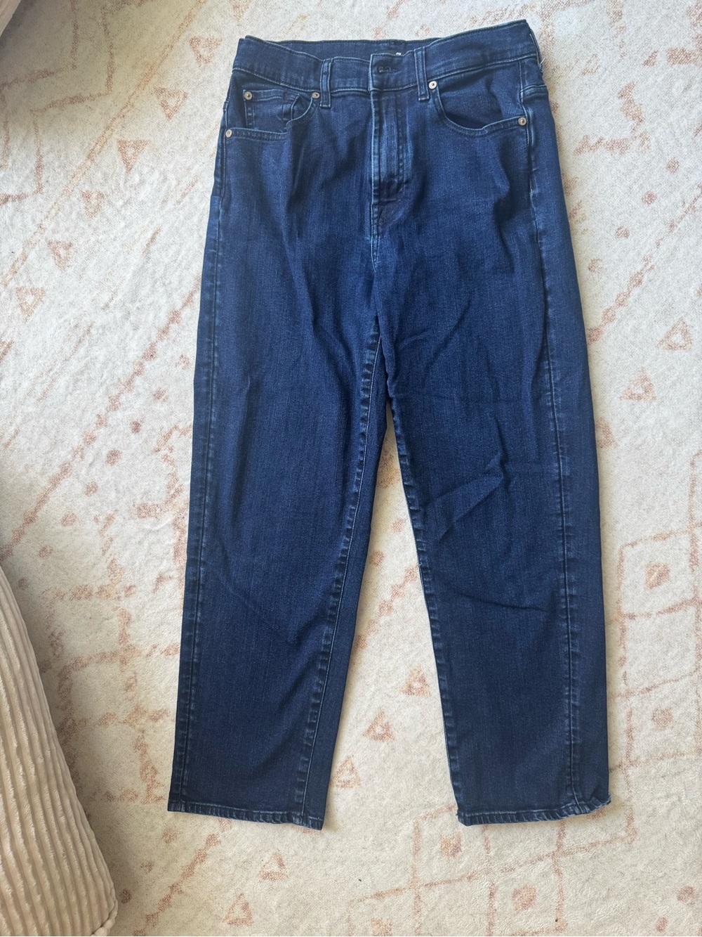 7 For All Mankind Dark Blue Straight Women’s Jeans